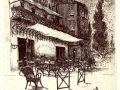 Cafe La Nuit (list z Arles) 34x24,5 (1998)