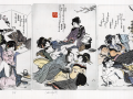 Shunga (Pillow Book) (tryptyk) 35x75cm (2014)